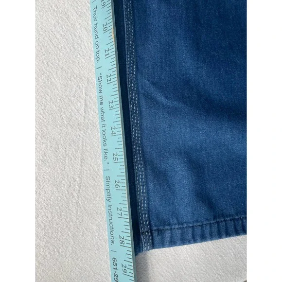 Liberty Men's Stonewashed Denim Bib Overall 38W x 30L, - Picture 10 of 16